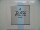New Order Ceremony In A Lonely Place  Vinyl Record Fac 33 First Pressing 1981