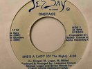 Modern Soul 45 ONSTAGE She's A Lady (Of The Night) JesSay HEAR