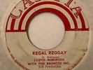Ska Rocksteady 45 LLOYD ROBINSON Regal Reggay/Keyboard Reggay Carifta HEAR Rare
