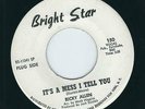 Northern Soul Ricky Allen BRIGHT STAR 150 It's a mess i tell you / Skate  1967