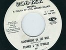 Northern Soul - Frankie & Spindles ROC-KER 101 Handwriting on the wall  1968