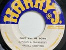 MARCIA GRIFFITHS Dont Let me Down 45 KING CANNON What Happen Man Rocksteady 7