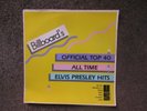 BILLBOARD'S OFFICIAL TOP 40 ALL TIME ELVIS PRESLEY HITS-1987 3HRs.VG-/VG- RARE