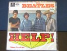 Vintage BEATLES 45 Parlophone HELP  EP Single GEPO 70043 All Original CLEAN