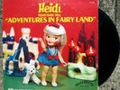 1965 Heidi Pocketbook Doll Adventures in Fairy Land LP Majorette Records M-302