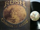 RUSH LP Canada Prog Rock / Caress Of Steel / 1975 Mercury VG+
