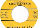 MORRIS RODGERS & THE CONTINENTALS Wonders Of Love on Delta rare doo wop 45 HEAR