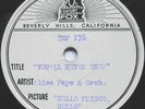78 rpm ALICE FAYE - Soundtrack -