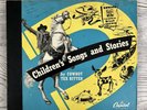 1945 Tex Ritter Children’s Songs & Stories 4 Record Box Set 78rpm /b