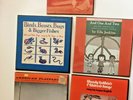 Children's Folkways 5 Vinly records. Woody Guthrie, Pete Seeger, Ella Jenkins