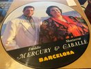 queen freddie Mercury barcelona orig 1988 12” picture disc