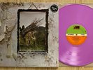LED ZEPPELIN IV ZOSO LILAC COLORED VINYL  LP UK WITH INNER SLEEVE ENGLAND K50008