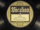 78 RPM -- Perry Bradford's Jazz Phools (Louis Armstrong), Vocalion 15165, EE+