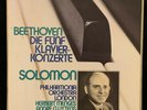 BEETHOVEN Five Piano Concertos - SOLOMON piano - Menges, Cluytens - EMI 3LP BOX
