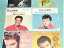 (17) 45 RPM VINYL RECORDS by ELVIS PRESLEY with PICTURE SLEEVES / SEE PICTURES