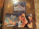 STYX- 3 RECORD LOT- VINYL- PARADISE THEATER, EQUINOX, PIECES OF EIGHT