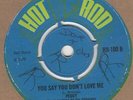 Peggy You Say You Don't Love Me Hot Rod HR100 Soul Northern Motown