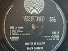 Black Sabbath LP Master Of Reality UK Vertigo Swirl 1st Press FULLLY PLAYGRADED