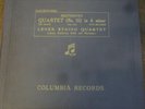 LENER STRING QUARTET  / BEETHOVEN quartet no 15  / COLUMBIA LX 463/7