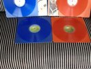 The Beatles Red and Blue Albums on coloured vinyl.