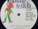 BARRINGTON LEVY Whom Shall I Be Afraid Of RUB-A-DUB  JA 1981 Vinyl 12” NM