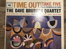 THE DAVE BRUBECK QUARTET TIME OUT 6 EYE CS 8192 COLUMBIA VINYL LP - Strong VG