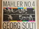 Mahler George Solti LP Symphony No 4 G Minor UK Decca SXL 2276 WBg ED1 1st Press