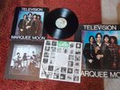 TELEVISION MARQUEE MOON 1977 WITH RARE POSTER Elektra K 52046 PUNK LP EX