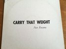 PACO ROSSANA Carry That Weight LP rare private Topaz NW jazz NM Chuck Mahaffay