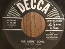 SALTY HOLMES The Ghost Song Rare Novelty Popcorn Rockabilly Decca Stock 45