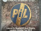 Public Image Ltd : Live at O2 Shepherd's Bush Empire - VINYL RECORD NEW SEALED