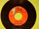 BECKY & THE LOLLIPOPS I DON'T CARE GIRL GROUP SOUL R&B 45 RPM RECORD