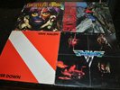 VAN HALEN/DAVID LEE ROTH (4) VG+/EX RECORD LP LOT: DEBUT/DIVER DOWN/SKYSCRAPER