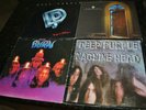 DEEP PURPLE (4) VG+/EX LP RECORD LOT: MACHINE HEAD/BURN/PERFECT STRANGERS/HOUSE