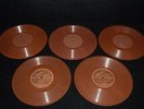 5 Antique BERLINER VICTOR RECORDS Grand Prize Gram-O-Phone Canadian 10