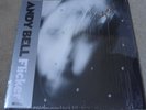 ANDY BELL FLICKER SIGNED DOUBLE 2 X TRANSPARENT CLEAR LP VINYL RECORD SILVER OBI