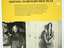Richard Brautigan - LISTENING TO RICHARD BRAUTIGAN Vinyl LP