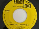 LOS ALEGRES DEL RIO - Las Flores de Durango - RARE RANCHERA 45