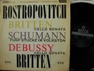 Rostropovich, Britten/Britten & Debussy Sonatas Decca ffss Stereo