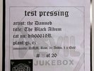 **TEST PRESSING** The Damned - The Black Album - Devils Jukebox - DJB66619R T/P