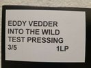 Eddie Vedder - Into the Wild Soundtrack 2007 Test Press LP Matrix #726629