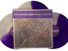 The National High Violet 3LP. Split Color Clear And Purple Vinyl Cherry Tree