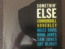 BLUE NOTE JAZZ LP BST 81595 CANNONBALL ADDERLEY something' else  1966