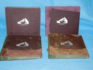 HIS MASTER'S VOICE - Four Empty 10 Pocket 78 Album Book Folder Victrola record