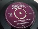 JACKIE WILFRED EDWARDS/SKINHEAD REGGAE/STARLITE 45/MORE THAN WORDS CAN SAY  R&B