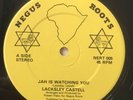 LACKSLEY CASTELL Jah Is Watching You 12” Negus Roots NERT 005 Sweet Reggae Music