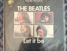 BEATLES Let It Be 45 Apple 2764 Picture Sleeve Capitol logo on B-side