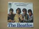 schallplatte The Beatles - Act Naturally / Yesterday, Platte mint, Odeon 23031