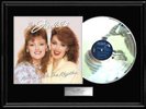 THE JUDDS NAOMI & WYNONNA  ALBUM LP WHITE GOLD PLATINUM RECORD RARE NON RIAA