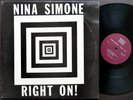 NINA SIMONE Right On  LP ROKER RECORDS 6001 US 1972 Vocal Jazz